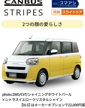 ムーヴキャンバス ストライプス